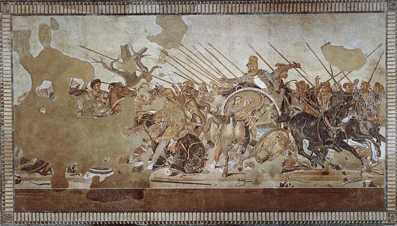 unknow artist Battle of issus china oil painting image